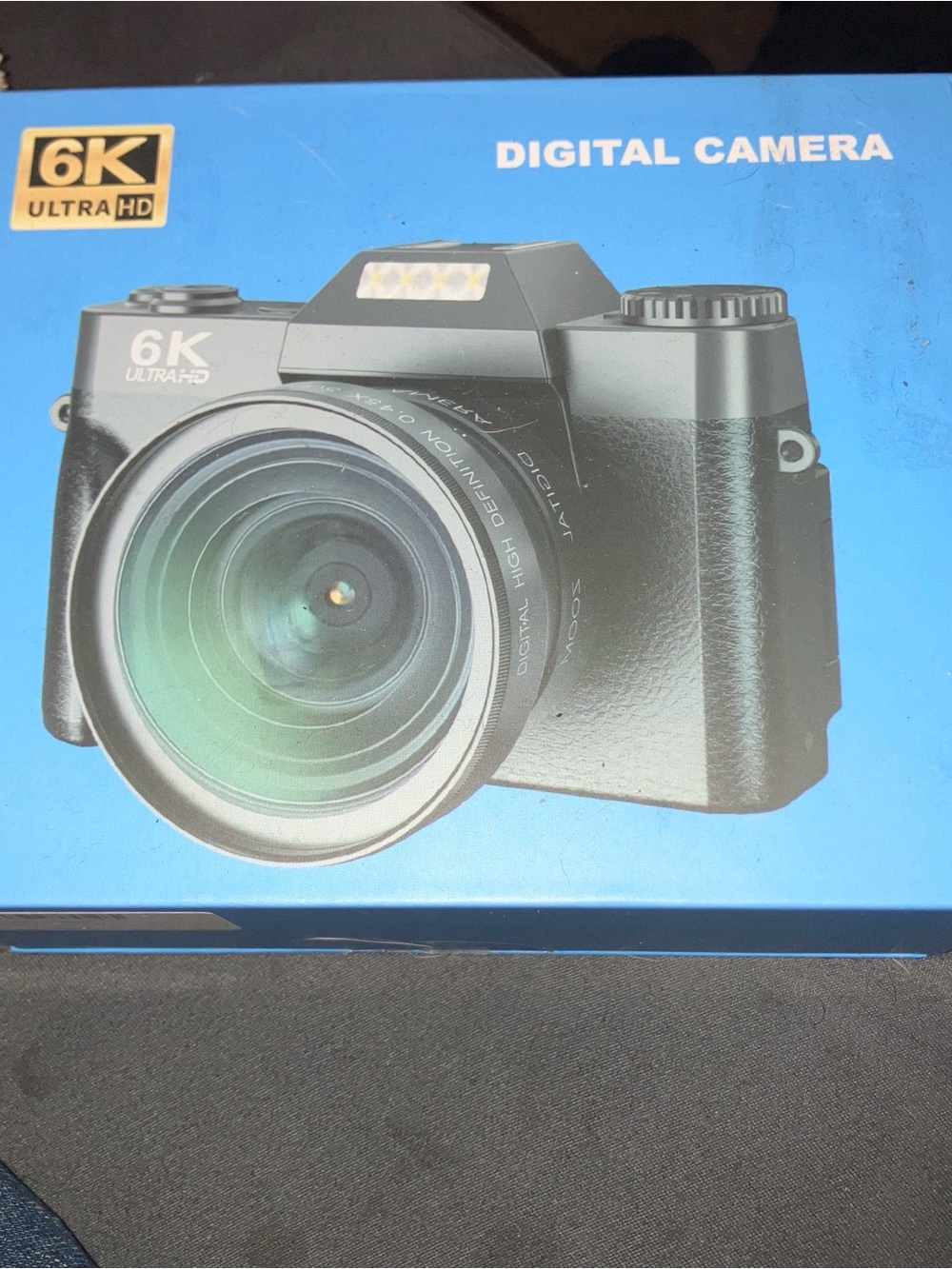 6K Ultra HD Digital Camera - Black